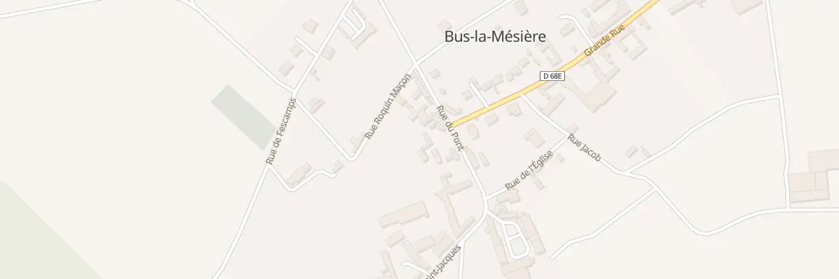 Plan du 11 Rue du Pont à Bus-la-Mésière