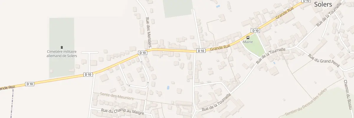 Plan du 12 Gr Grande Rue à Solers