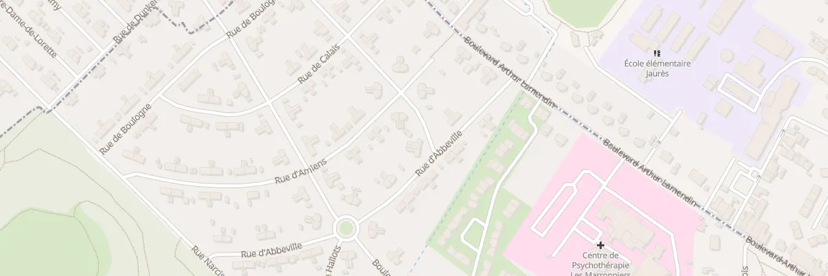 Plan du 1 Rue de Frévent à Bully-les-Mines