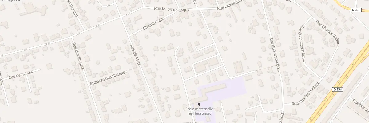 Plan du 6 Imp Normandie Niemen à Lagny-sur-Marne