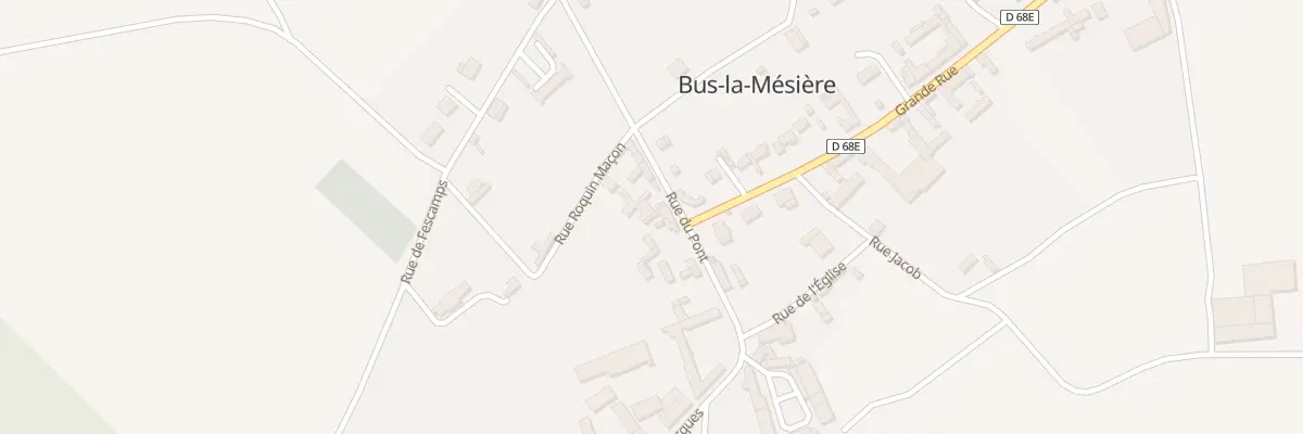 Plan du 13 Rue du Pont à Bus-la-Mésière