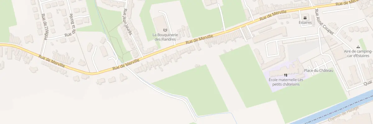Plan du 121 Rue de Merville à Estaires