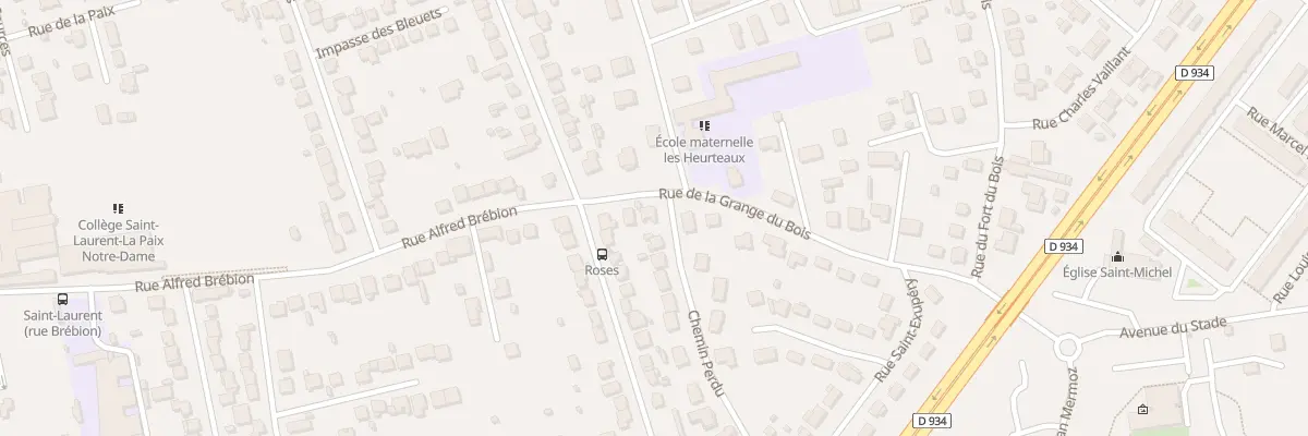 Plan du 21 Rue de la Grange au Bois à Lagny-sur-Marne