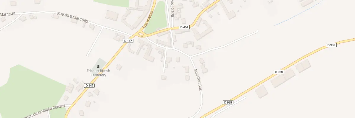Plan du 12 Rue d’En Bas à Fricourt
