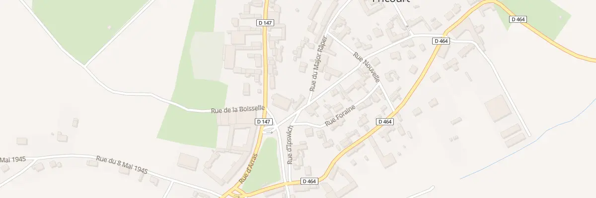 Plan du 1 Rue du Major Raper à Fricourt