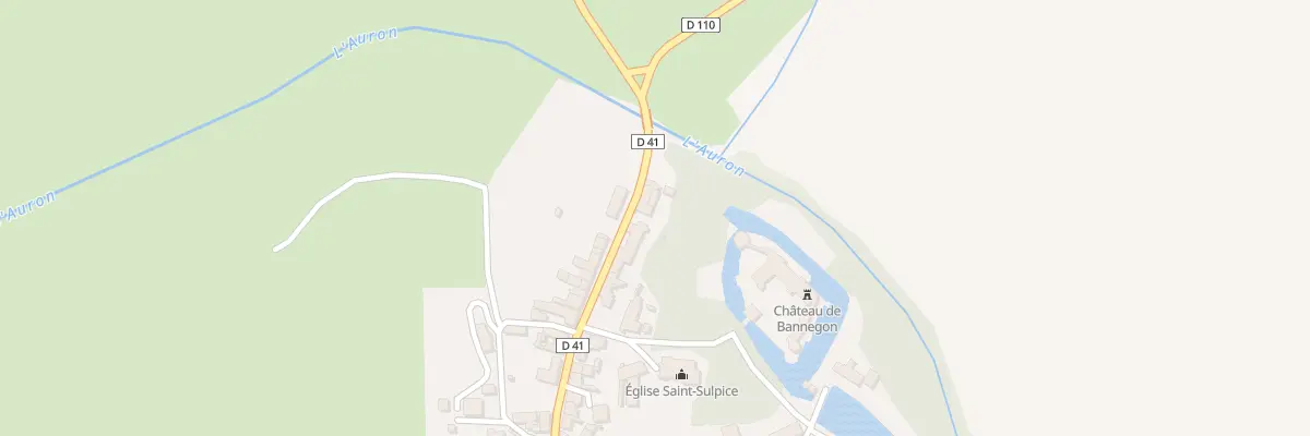 Plan du 57 Le Bourg à Bannegon