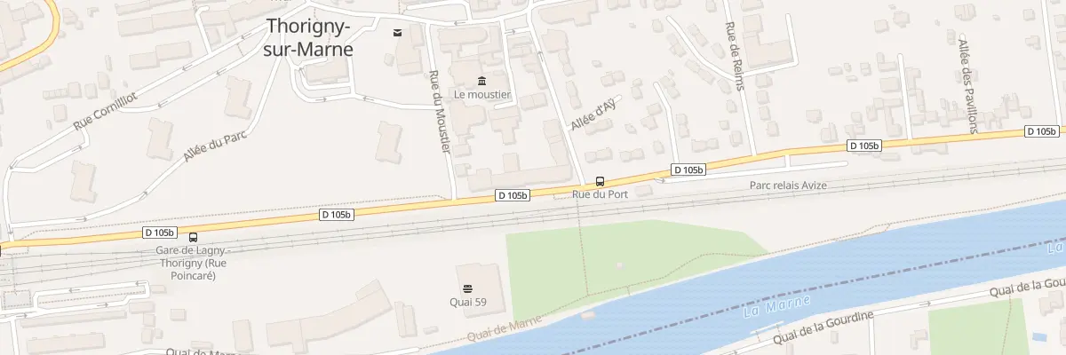 Plan du 16 Rue du Port à Thorigny-sur-Marne