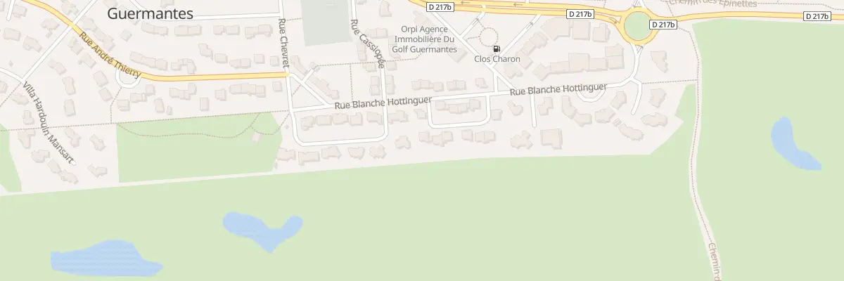 Plan du 2 All du Nid de Grive à Guermantes