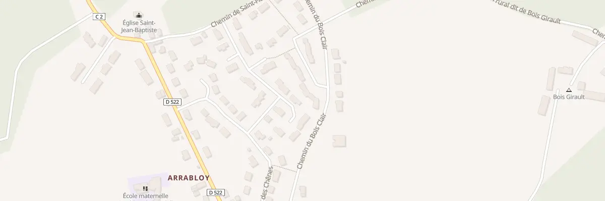 Plan du 22 Rue des Rolanderies à Gien