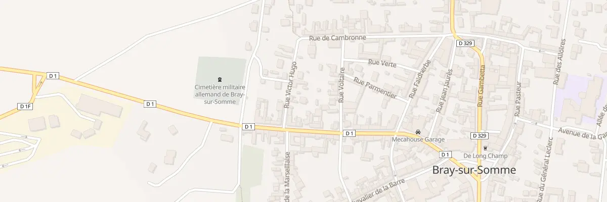 Plan du 4 Rue Victor Hugo à Bray-sur-Somme
