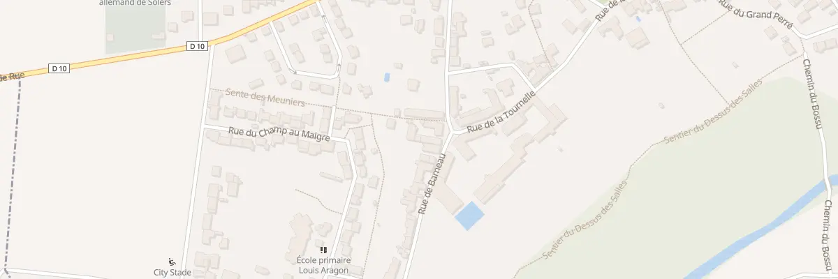 Plan du 12B Rue de Barneau à Solers