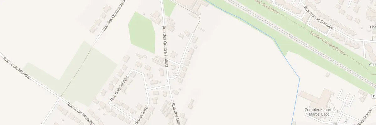 Plan du 8 Rue Pierre Bérégovoy à Bully-les-Mines