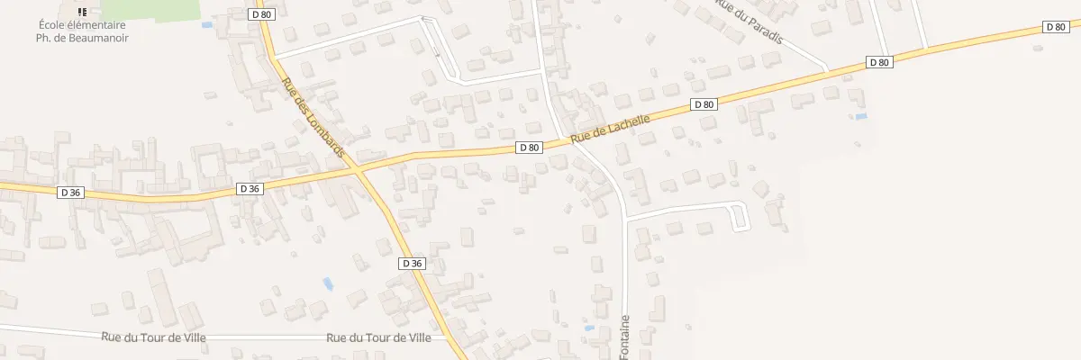 Plan du 154 Rue de Lachelle à Remy
