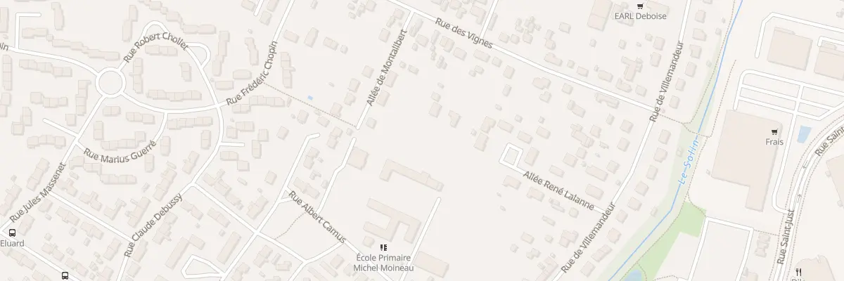 Plan du 17B Rue des Vignes à Châlette-sur-Loing