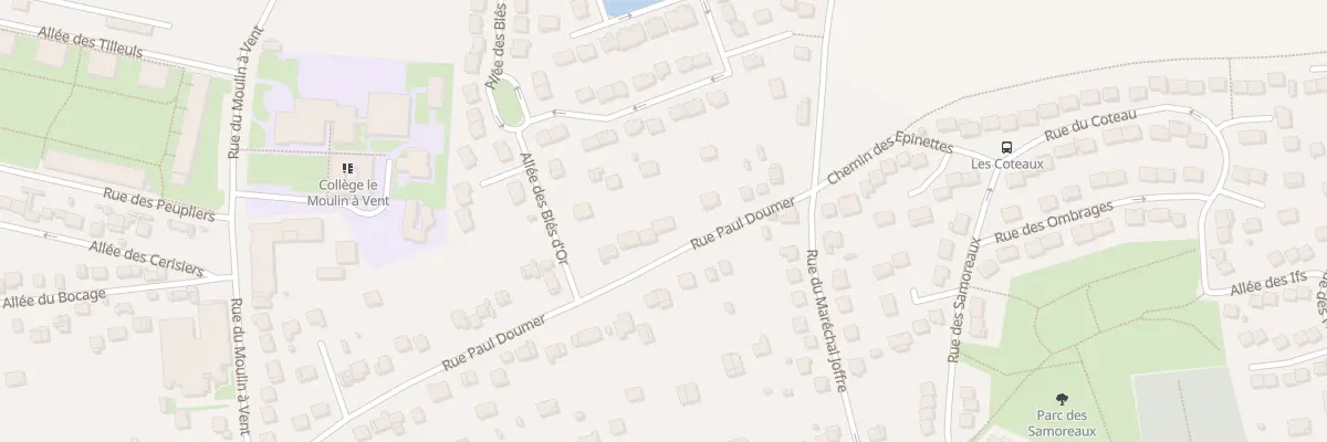 Plan du 45 Rue Paul Doumer à Thorigny-sur-Marne