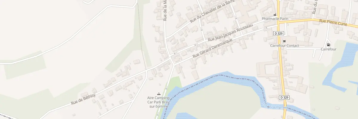 Plan du 8 Rue Gérard Deremarque à Bray-sur-Somme