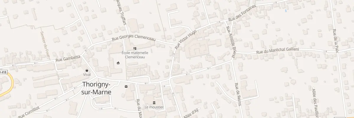 Plan du 6B Rue Victor Hugo à Thorigny-sur-Marne