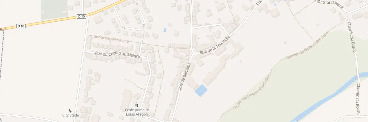 Plan du 14 Rue de Barneau à Solers