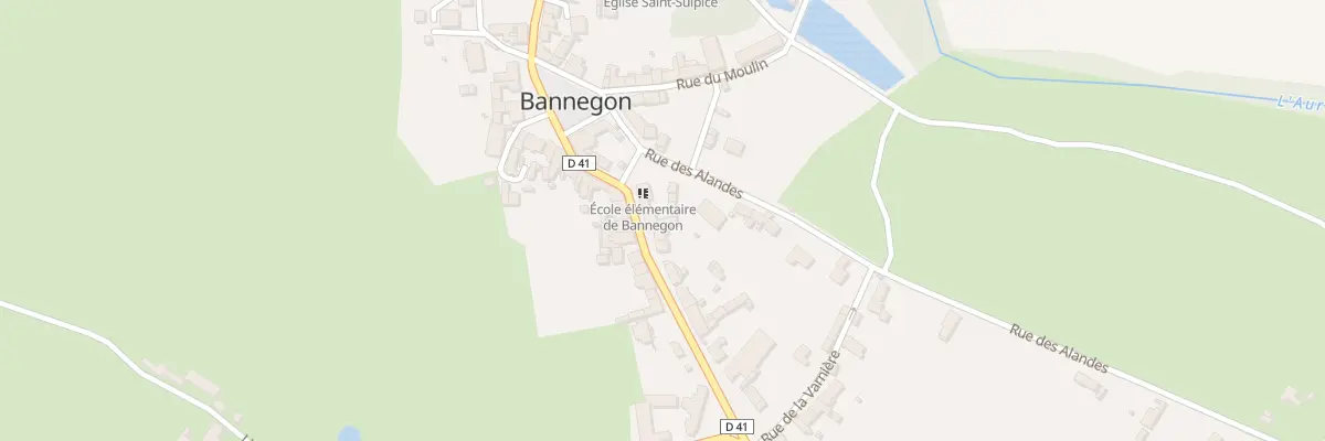 Plan du 5 Rue de la Mairie à Bannegon