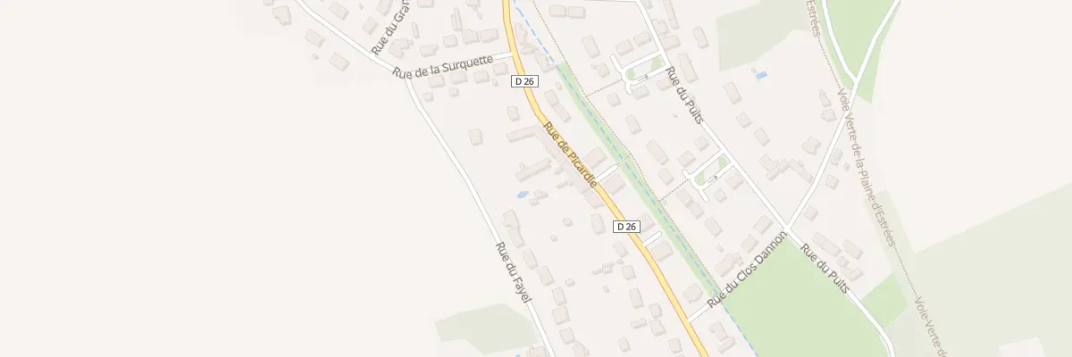 Plan du 623 Rue de Picardie à Longueil-Sainte-Marie