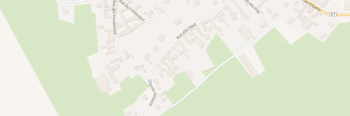 Plan du 30 Rue d’En-haut à Douchy-lès-Ayette