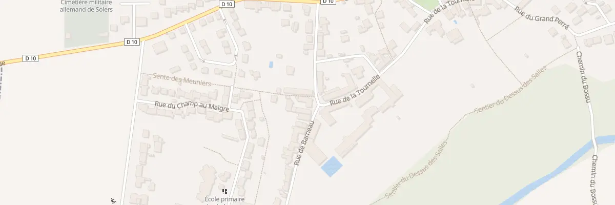 Plan du 8 Rue de Barneau à Solers