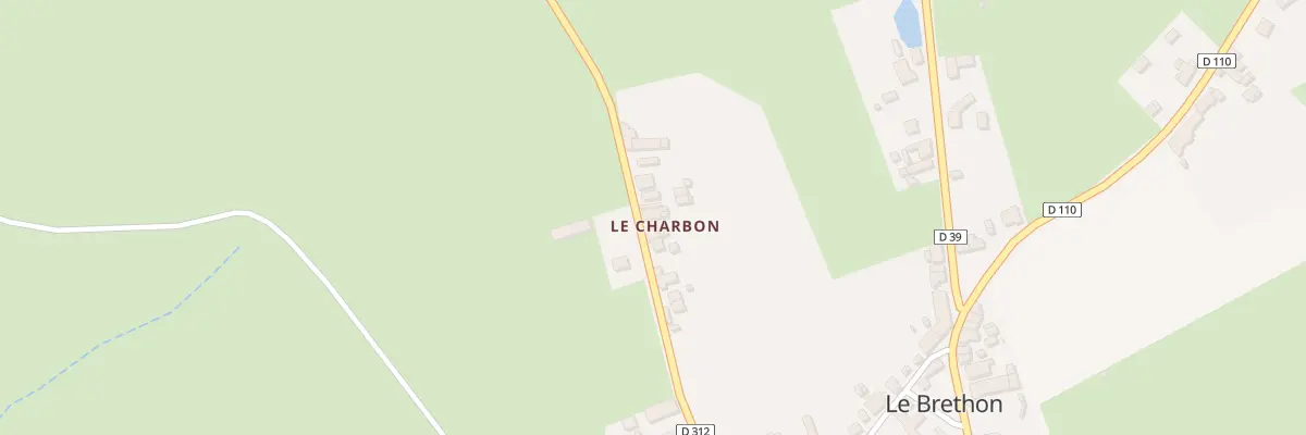 Plan du 6 Le Charbon au Brethon