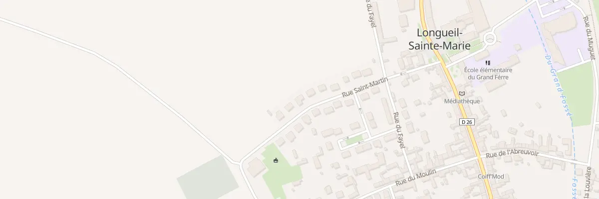 Plan du 16 Rue Saint-Martin à Longueil-Sainte-Marie