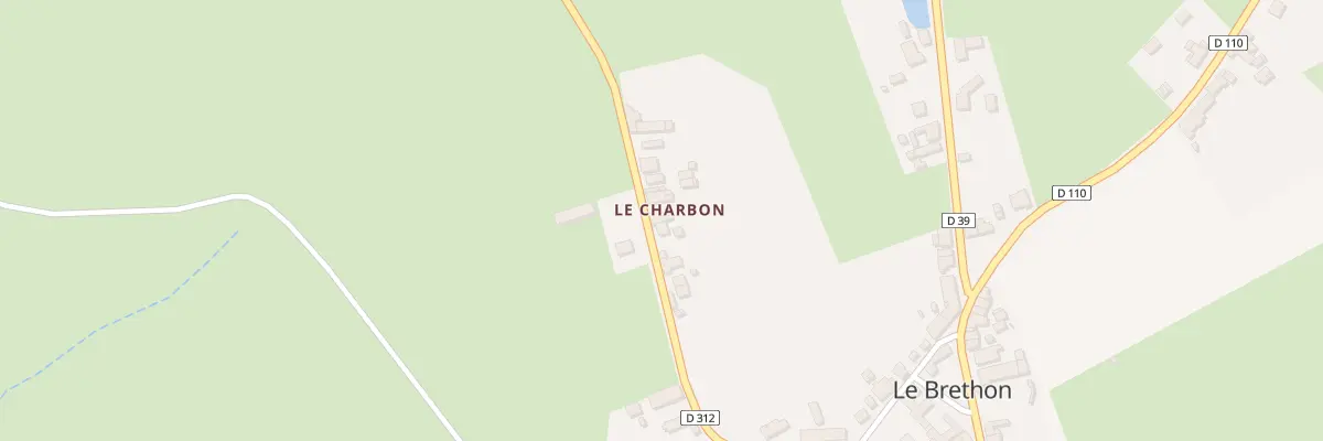 Plan du 6B Le Charbon au Brethon
