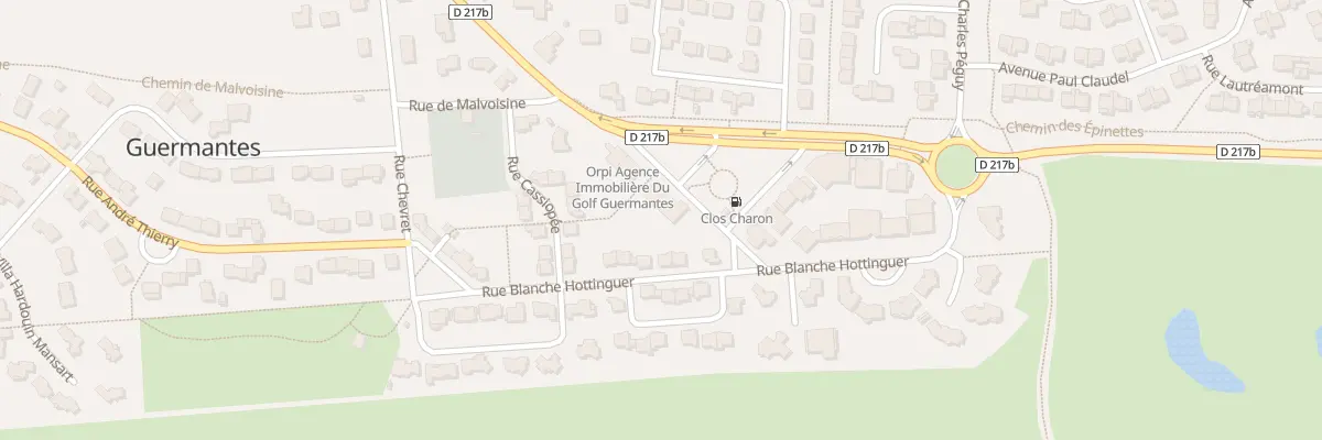 Plan du 9 Rue de la Madeleine à Guermantes