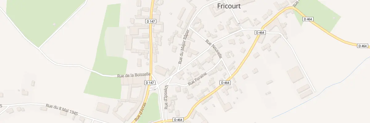 Plan du 1 Rue Clémenceau à Fricourt