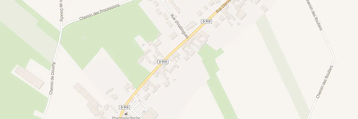 Plan du 80 Rue Dierville à Bucquoy
