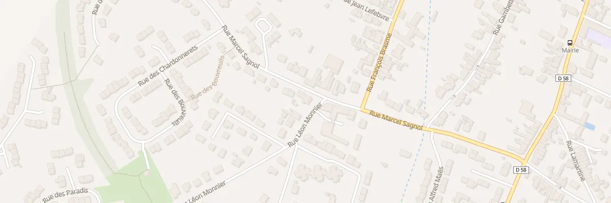 Plan du 2 Rue Léon Monnier à Bully-les-Mines