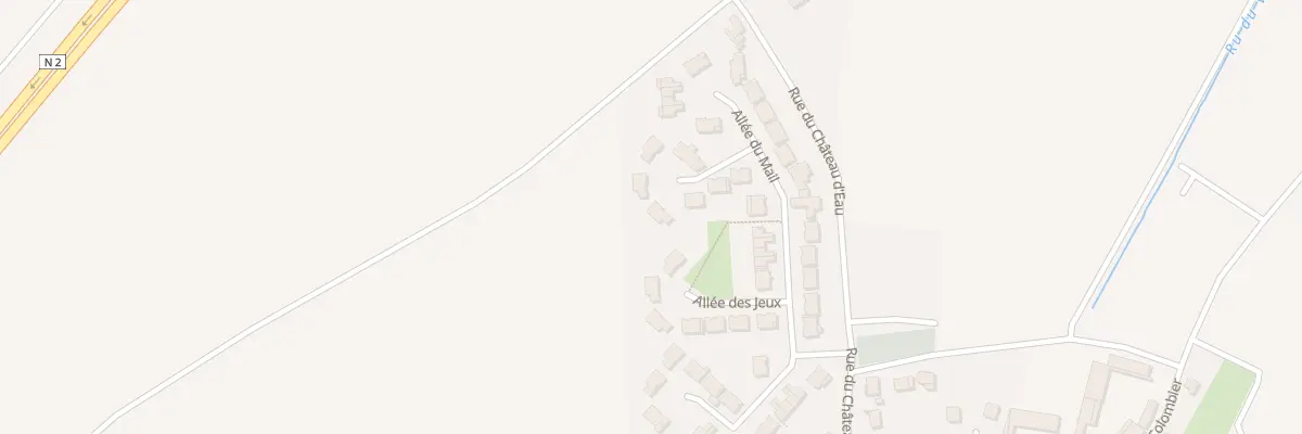 Plan du 7 All des Tilleuls à Rouvres