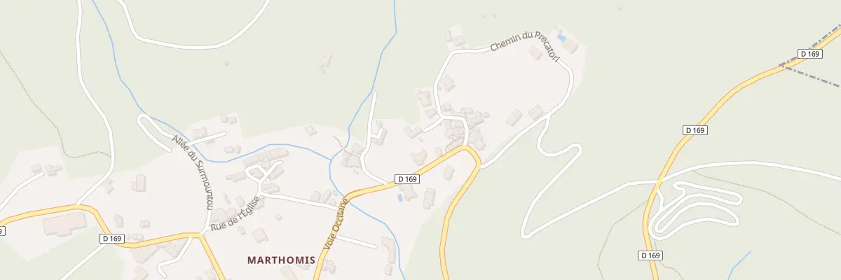 Plan du 5394 Marthomis à Courniou
