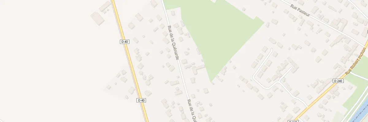 Plan du 40 Rue de la Quénarde à Corquilleroy