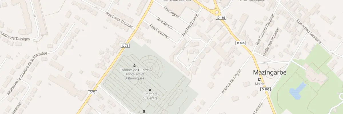 Plan du 9 Rue Fragonard à Mazingarbe