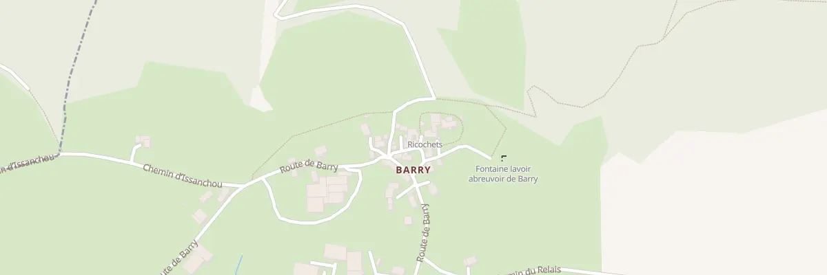 Plan du 5156 Barry au Vibal