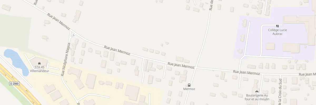 Plan du 76 Rue Jean Mermoz à Villemandeur