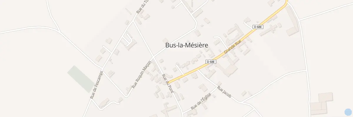 Plan du 5 Vc Grande Rue à Bus-la-Mésière