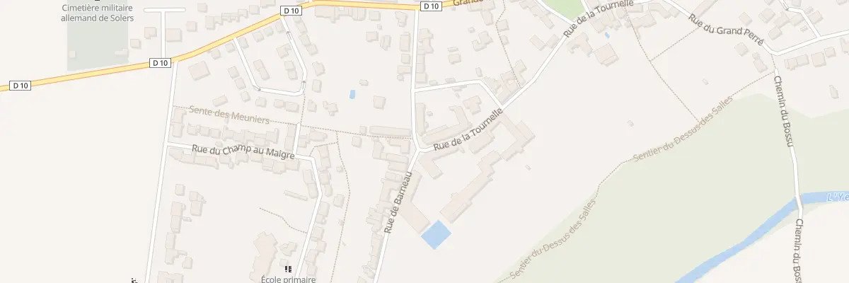 Plan du 15B Rue de Barneau à Solers