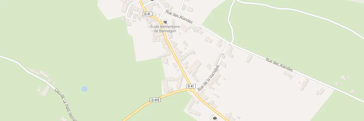 Plan du 17 Rue de la Mairie à Bannegon