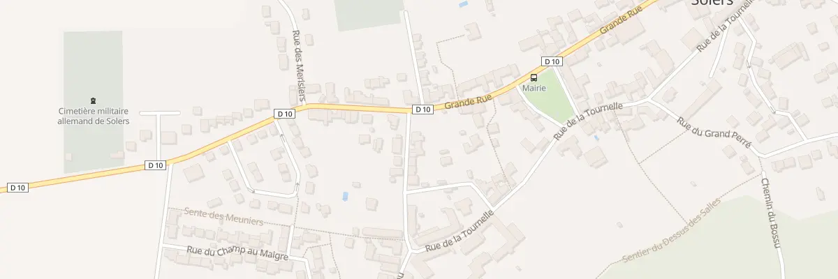 Plan du 1 Rue de Barneau à Solers