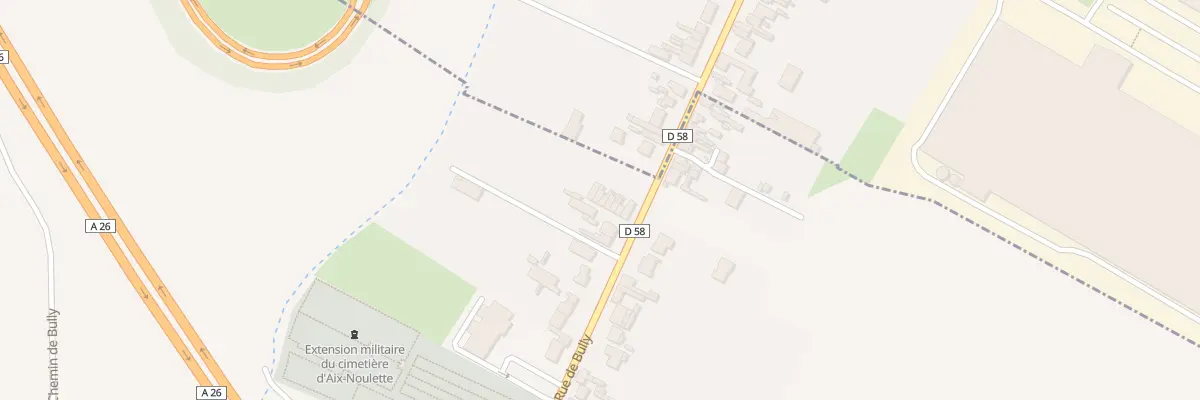 Plan du 90 Rue de Bully à Aix-Noulette