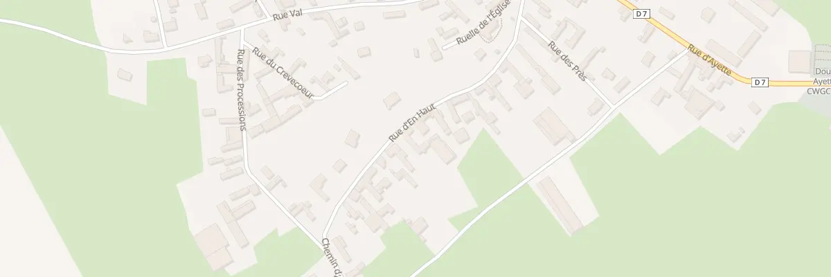 Plan du 20 Rue d’En-haut à Douchy-lès-Ayette