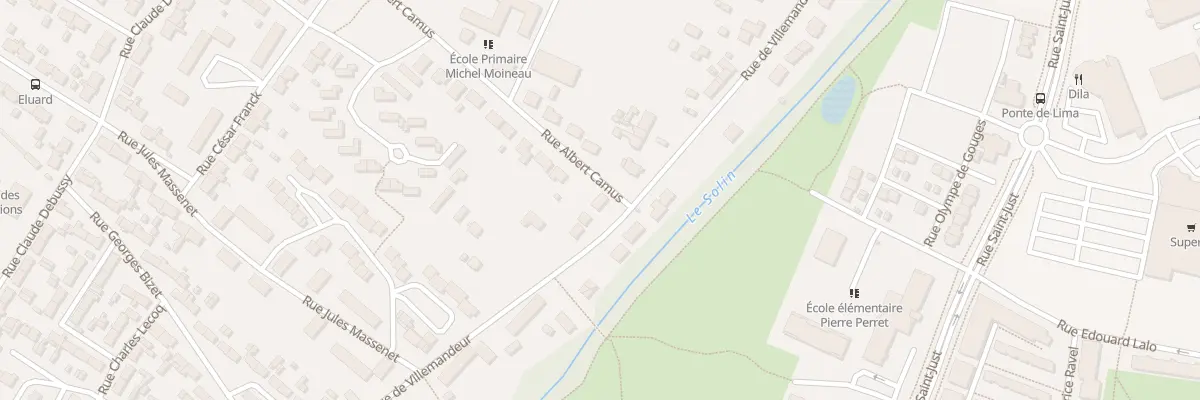 Plan du 74 Rue de Villemandeur à Châlette-sur-Loing