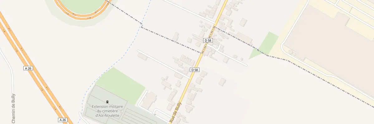 Plan du 86 Rue de Bully à Aix-Noulette