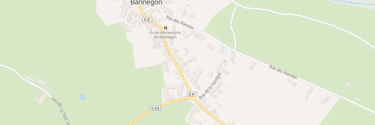 Plan du 230 Le Bourg à Bannegon