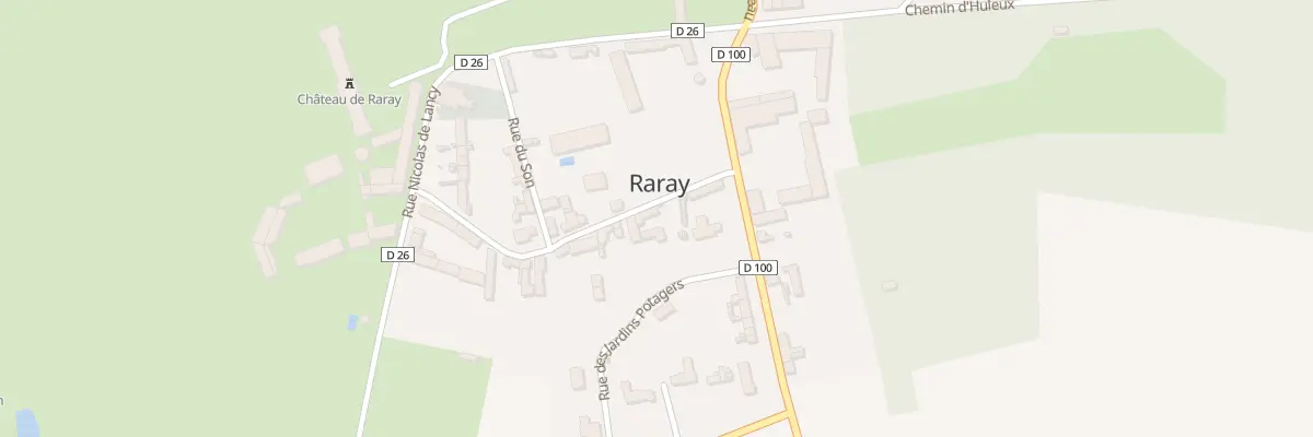 Plan du 18 Rue Antoine de la Bédoyère à Raray