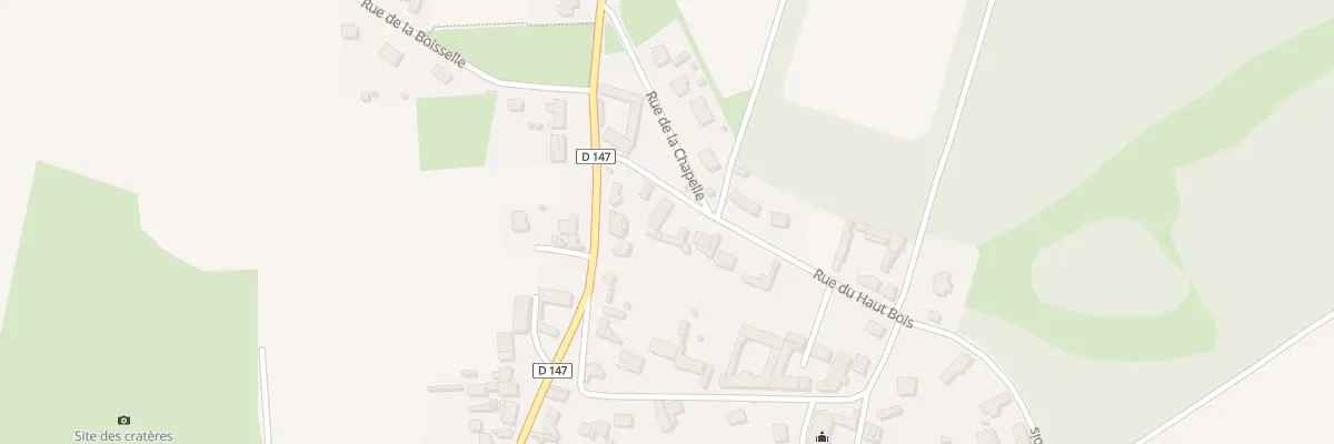 Plan du 9 Rue du Haut Bois à Fricourt